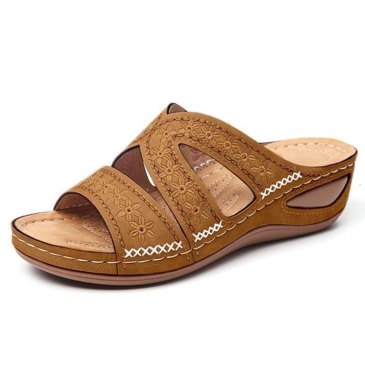 Women's Summer Wedge Sandals - Comfortable & Stretchy