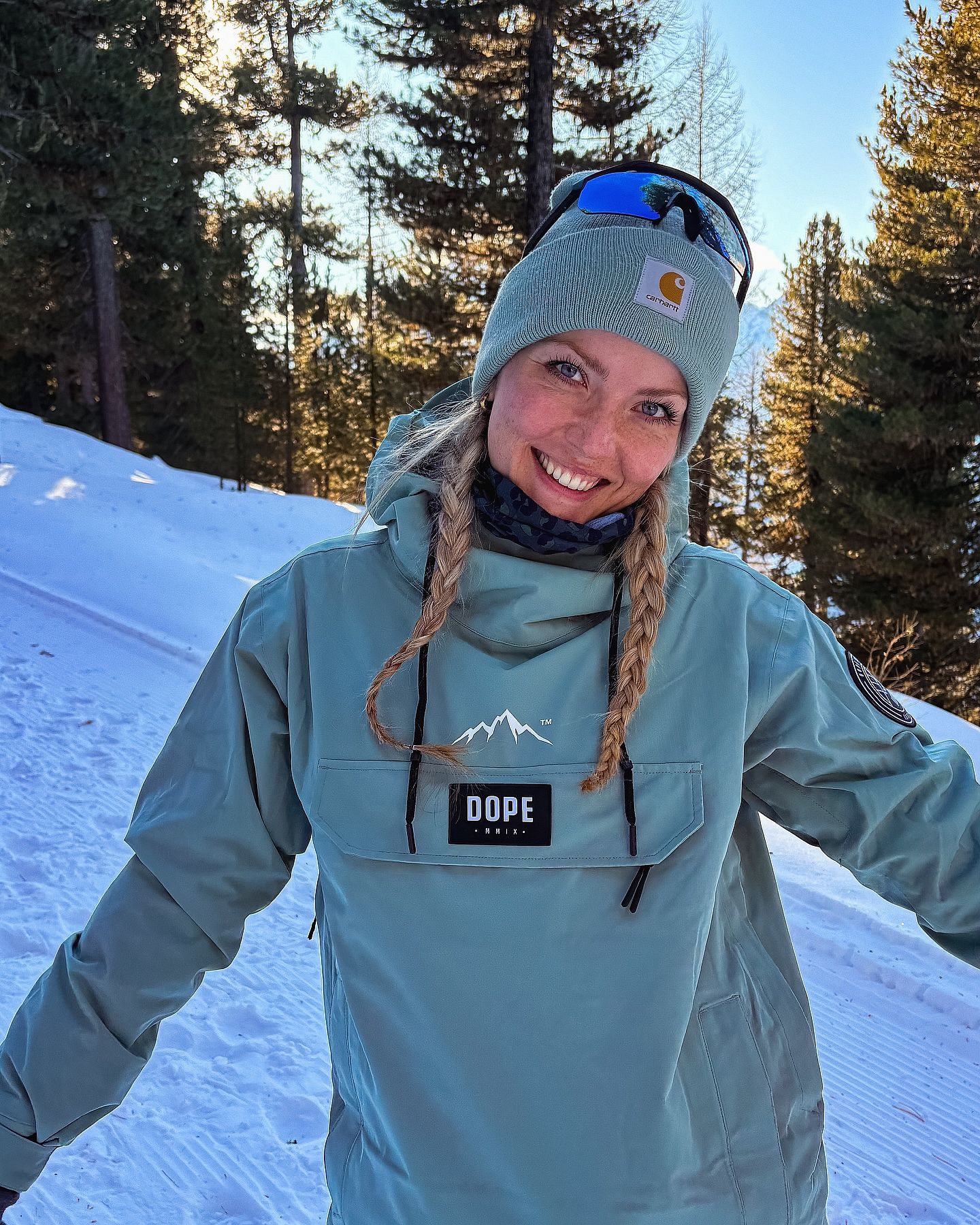 Snowboard Jacket For Women Faded Green