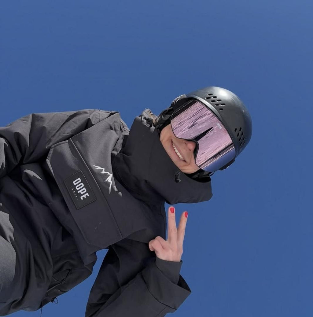 Ski Goggles Black/Champagne Mirror