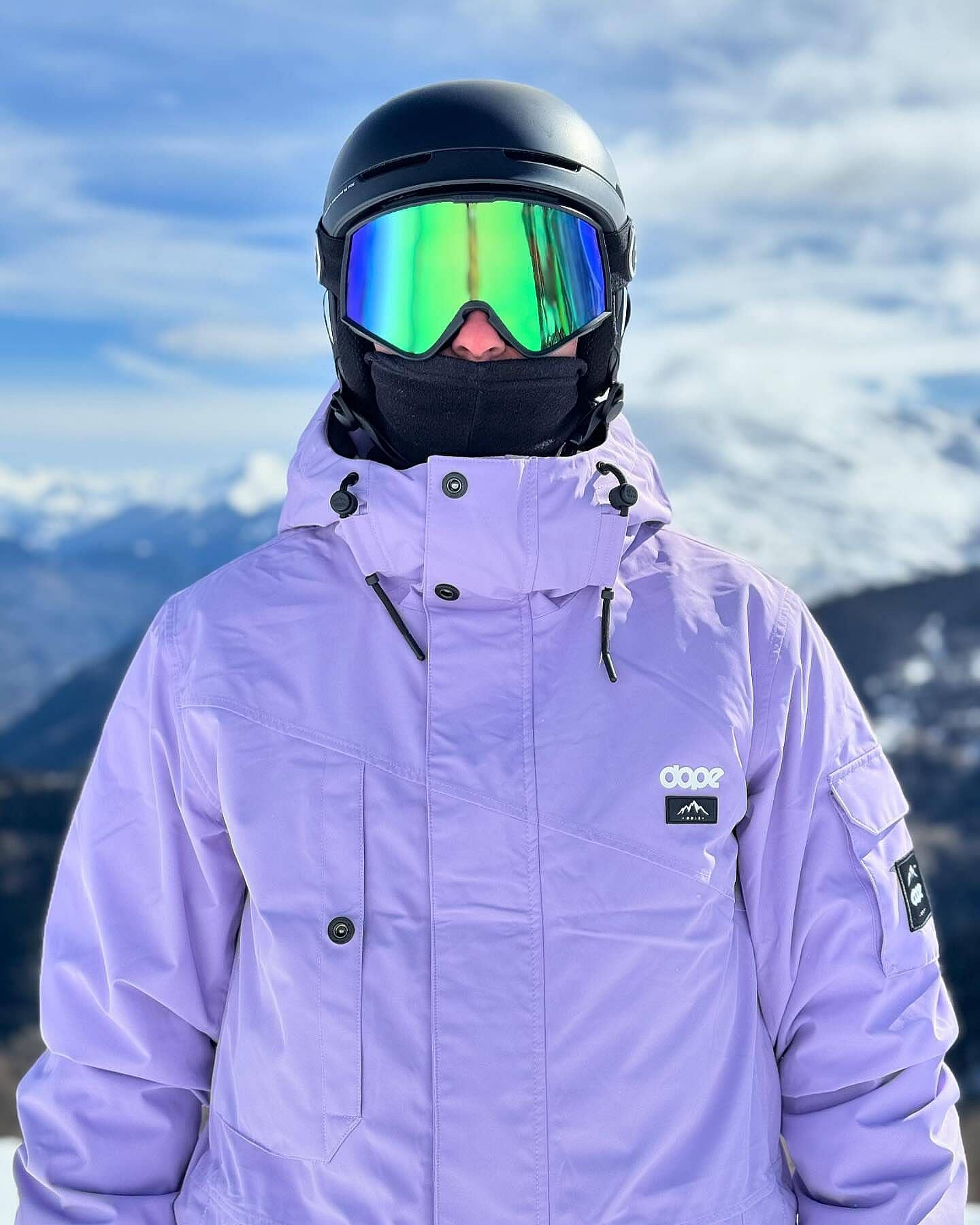 Snowboard Jacket For Men Faded Violet