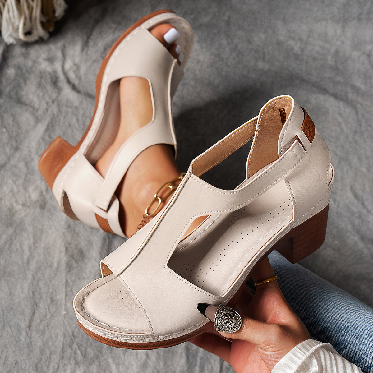 🔥 Last Day 70% OFF - Women's Chunky Heel Sandals