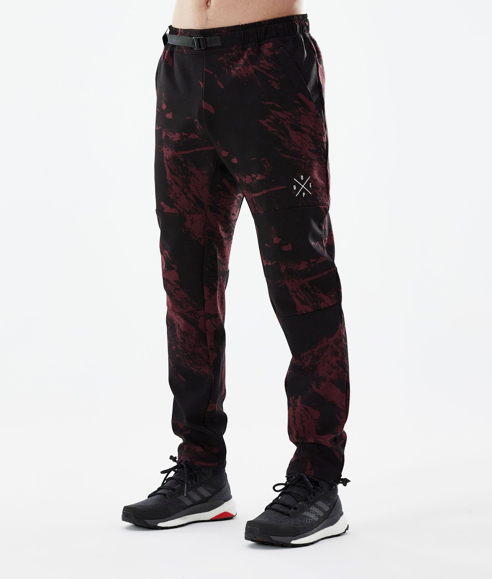 Outdoor Pants For Men Paint Burgundy