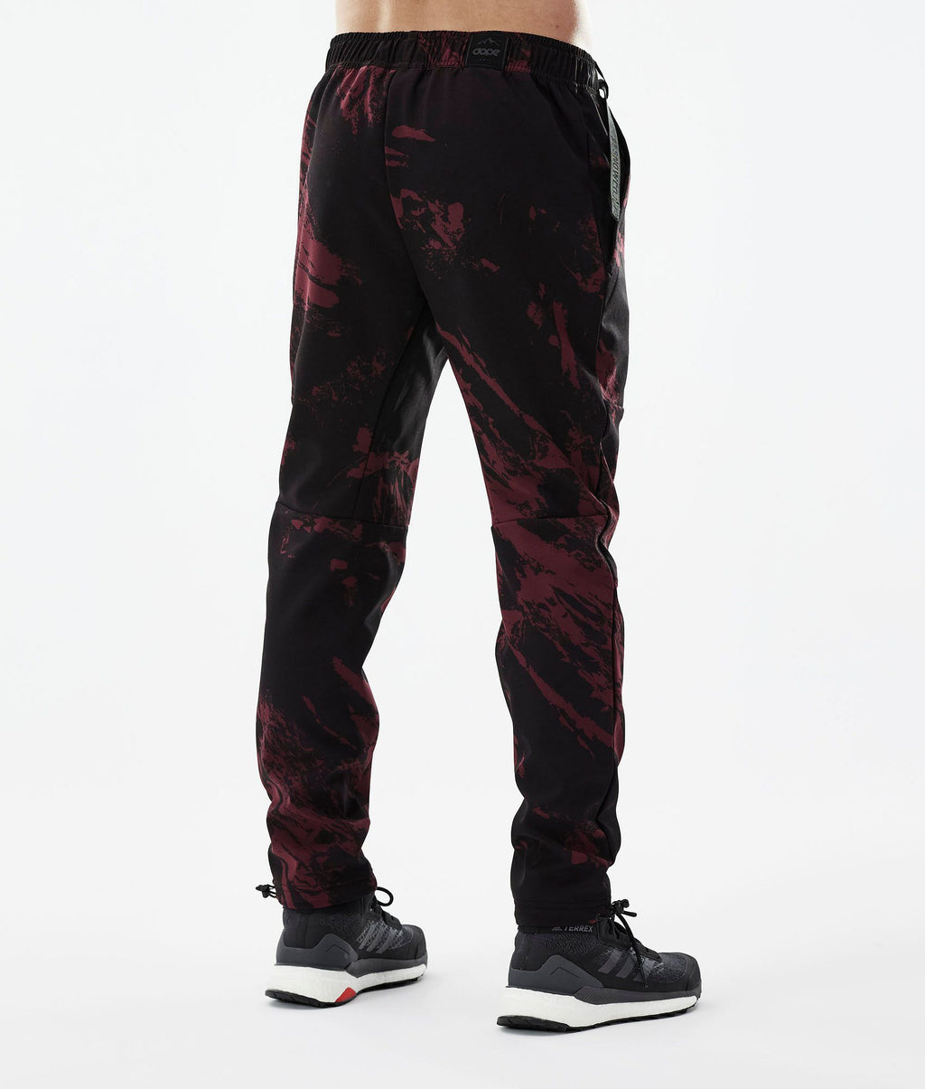 Outdoor Pants For Men Paint Burgundy