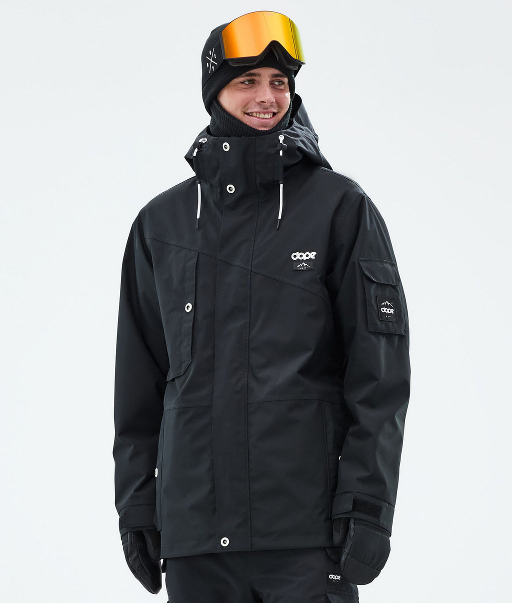 Snowboard Jacket For Men Black
