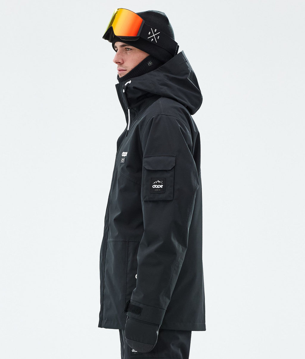 Snowboard Jacket For Men Black