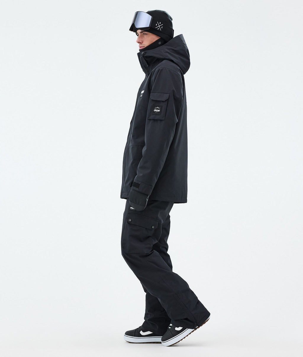 Snowboard Jacket For Men Blackout