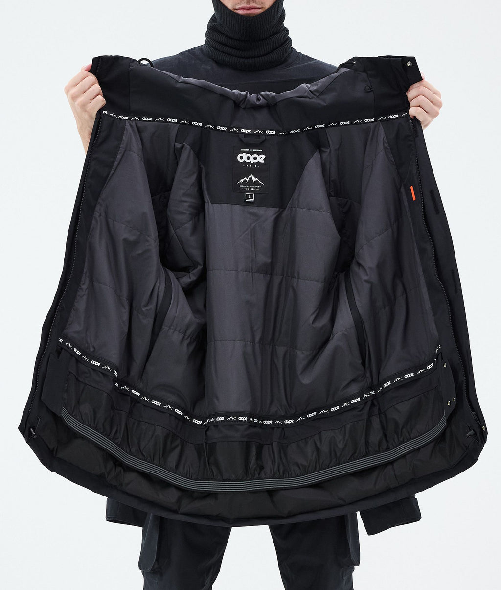 Snowboard Jacket For Men Blackout