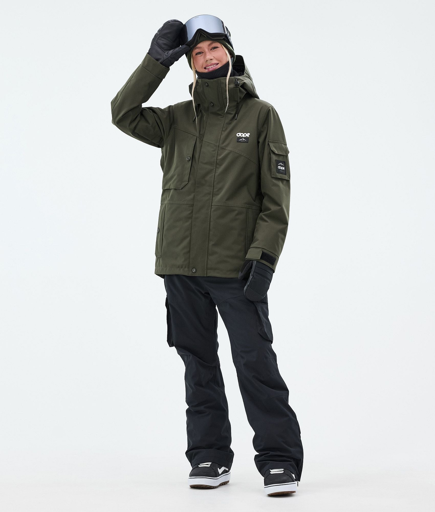 Snowboard Jacket For Women Olive Green