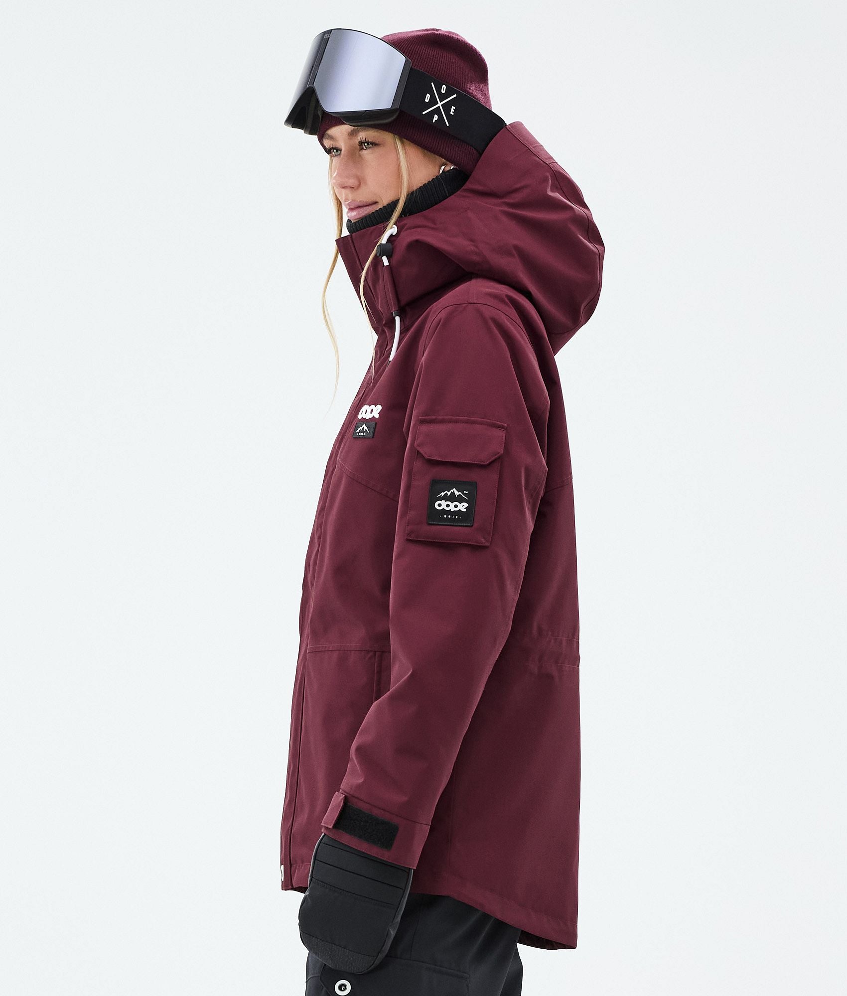 Snowboard Jacket For Women Burgundy