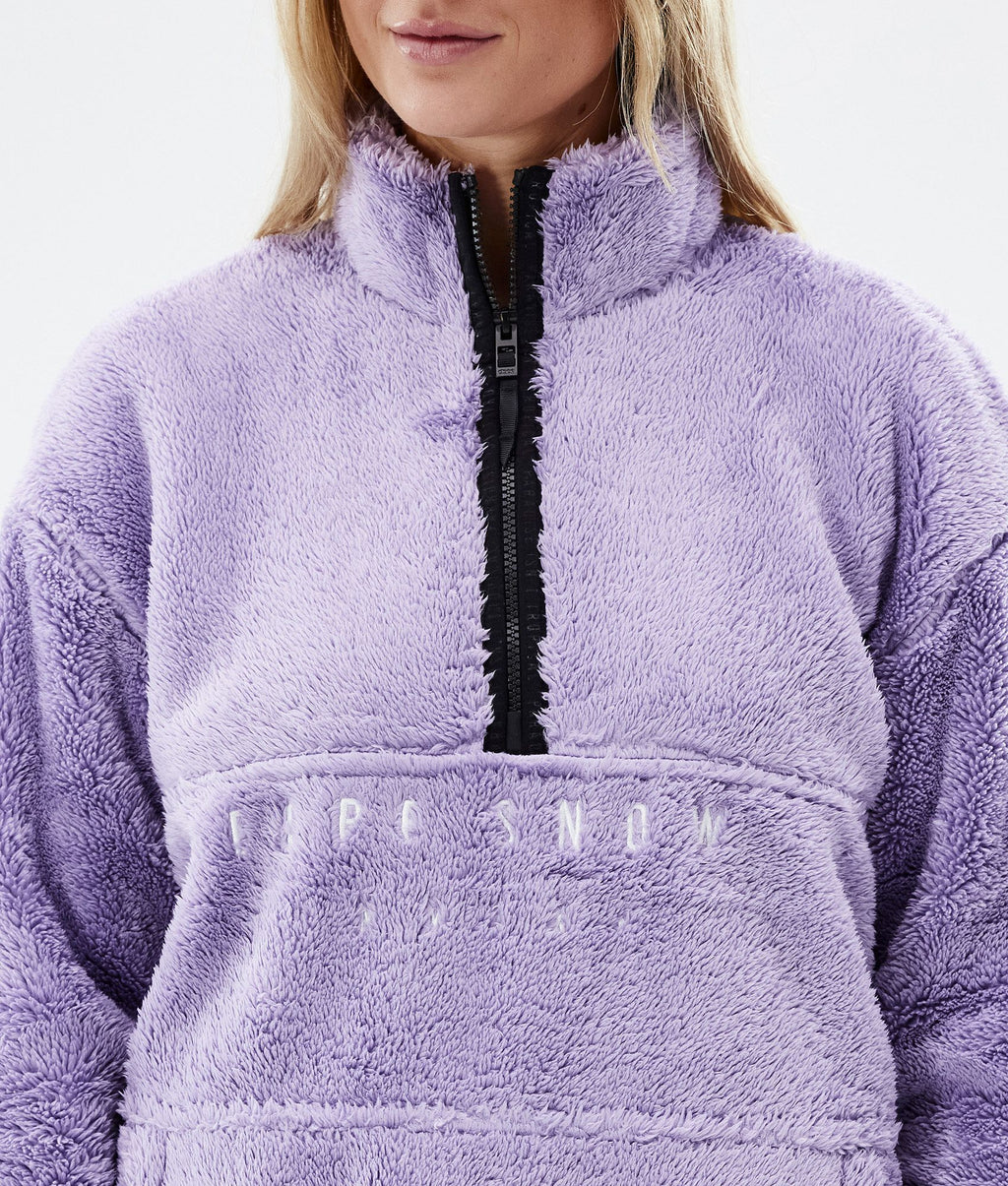 Fleece Sweater For Women Faded Violet