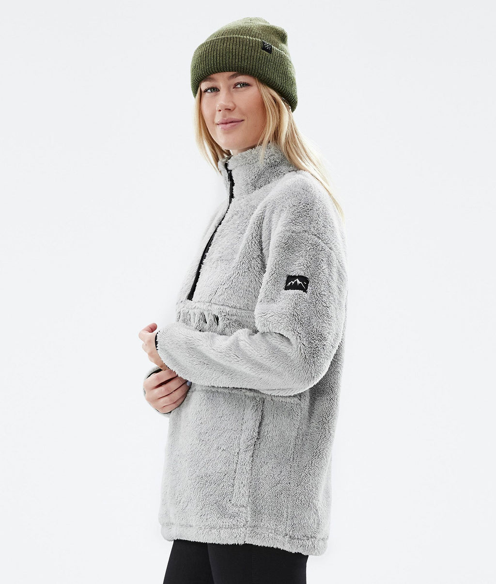 Fleece Sweater For Women Light Grey