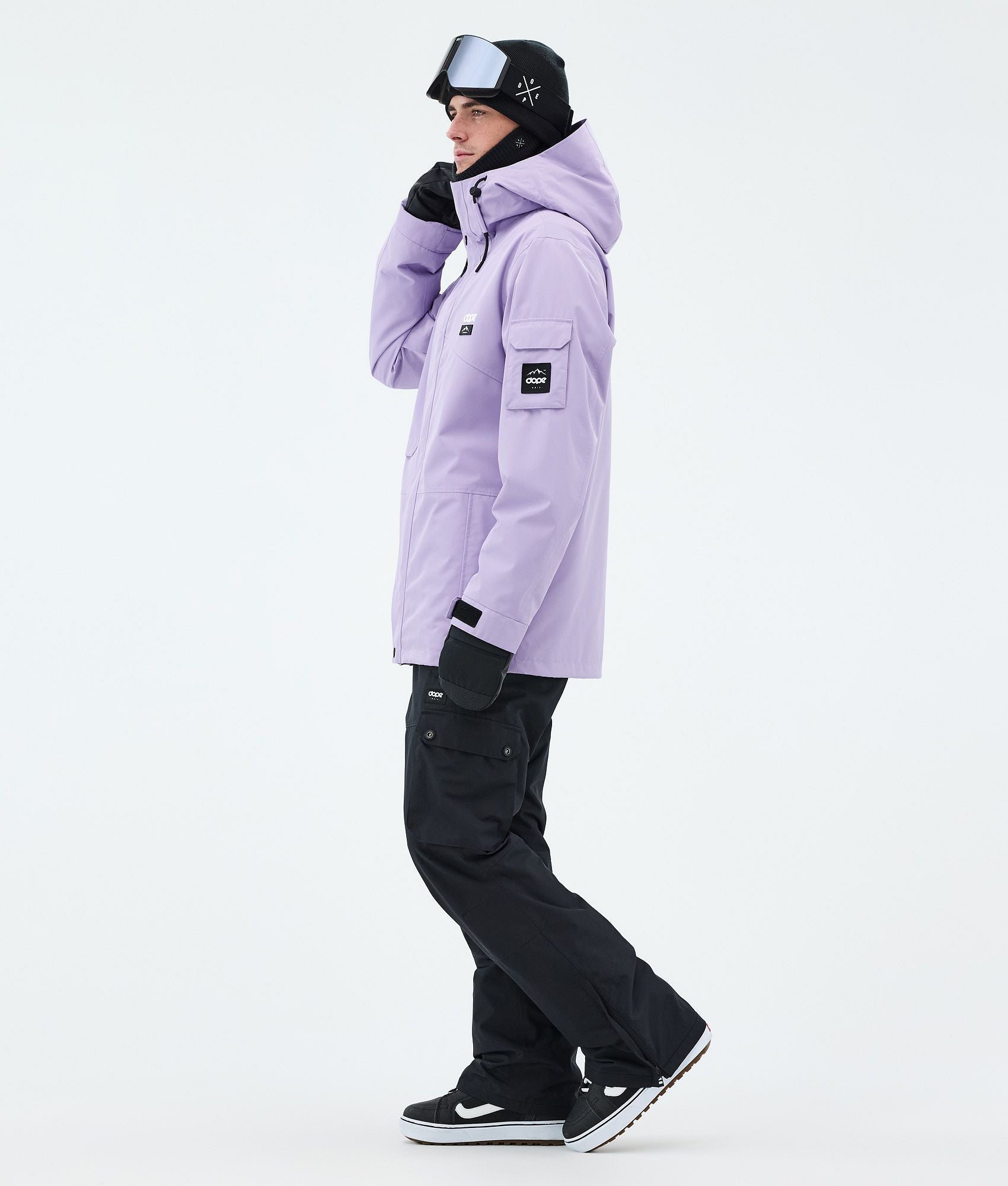 Snowboard Jacket For Men Faded Violet