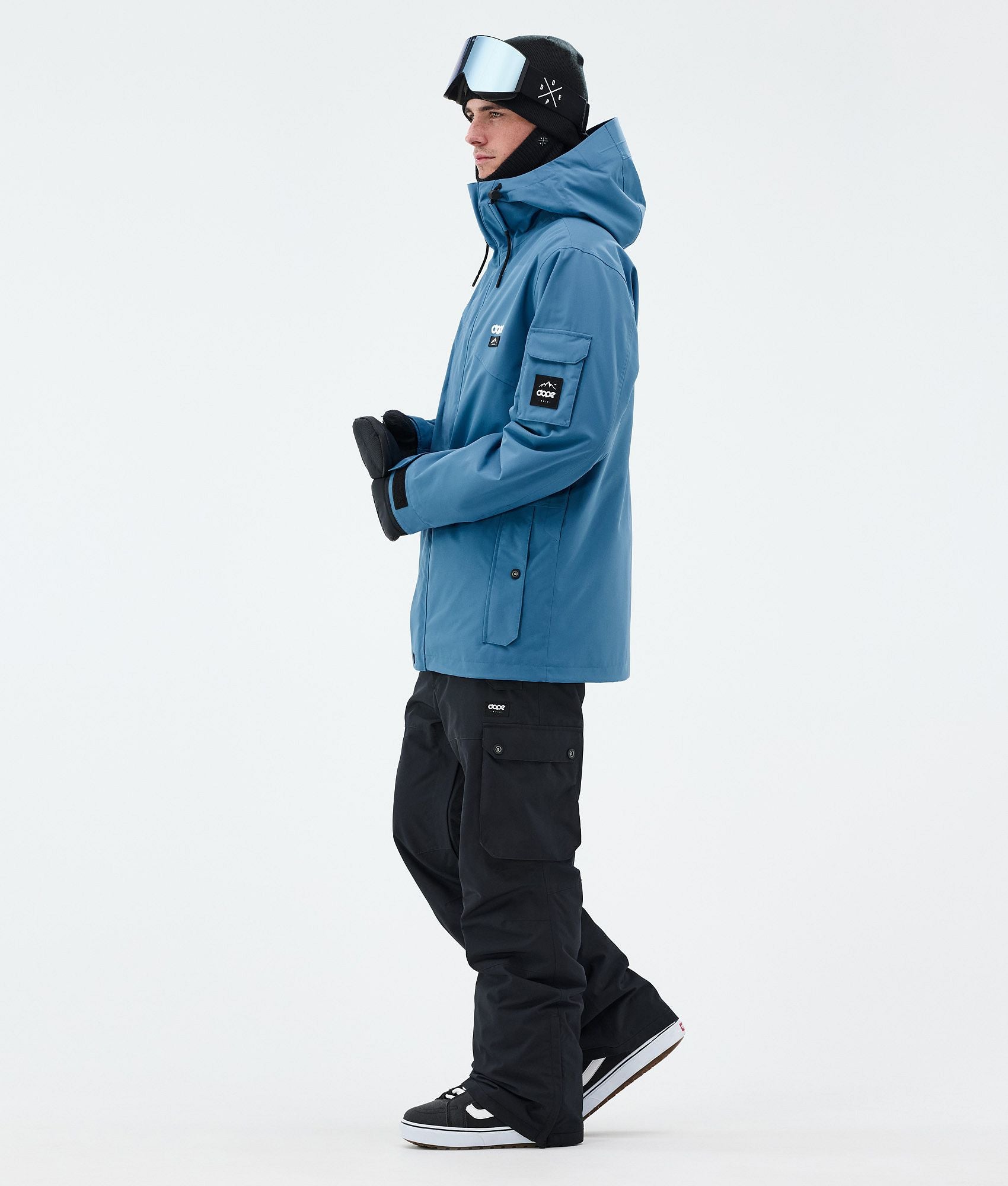 Snowboard Jacket For Men Blue Steel