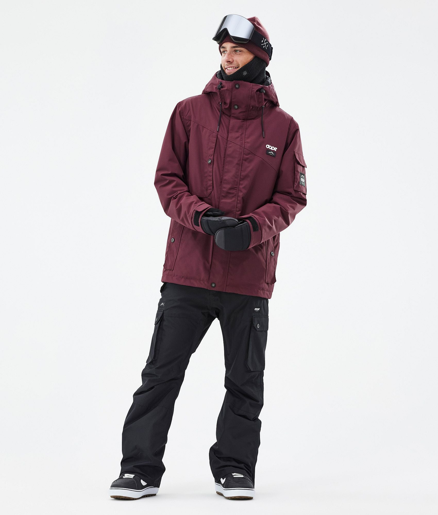 Snowboard Jacket For Men Don Burgundy