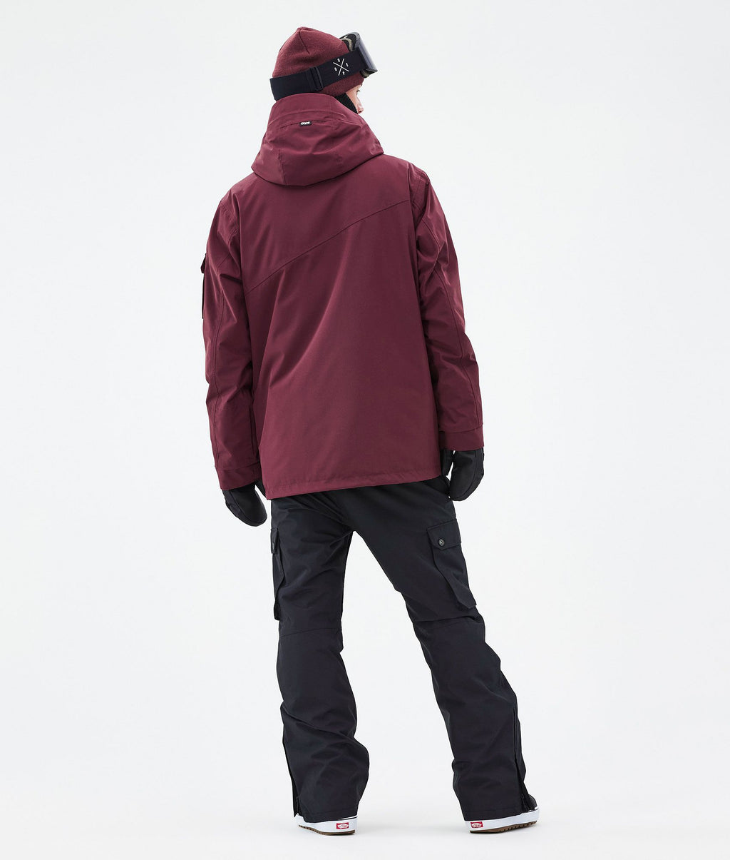 Snowboard Jacket For Men Don Burgundy