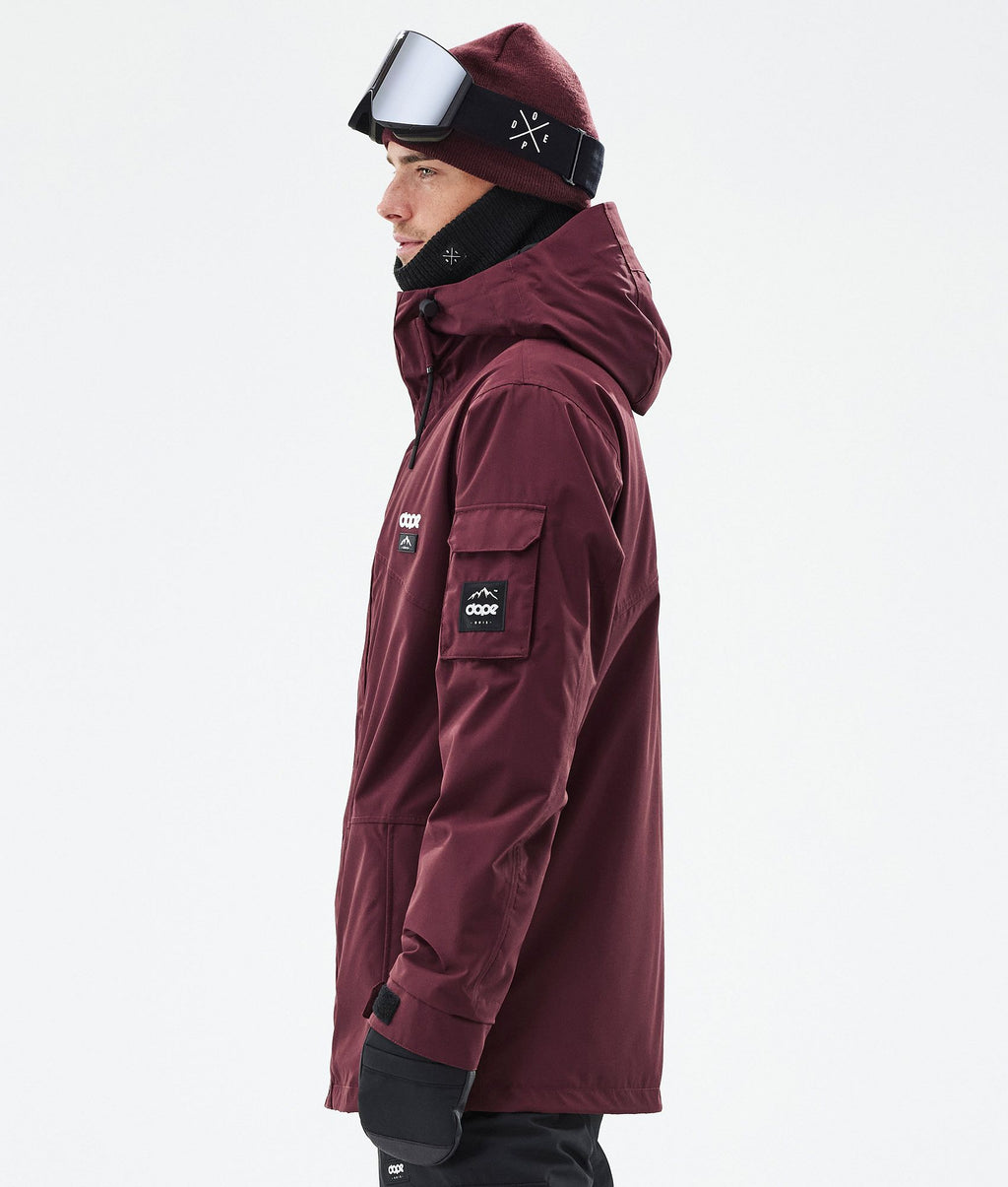 Snowboard Jacket For Men Don Burgundy
