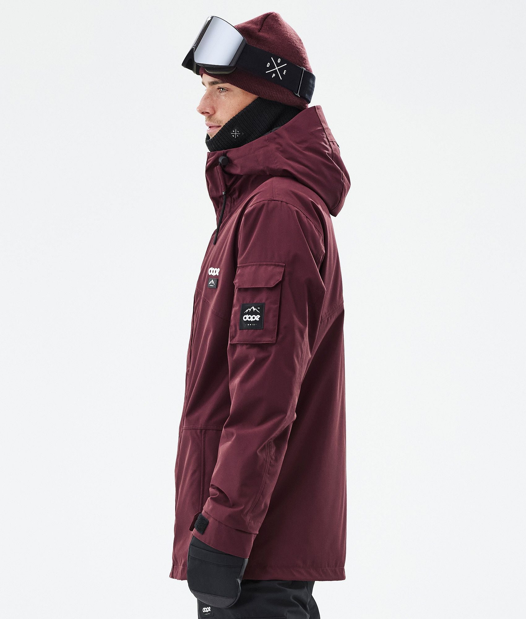 Snowboard Jacket For Men Don Burgundy