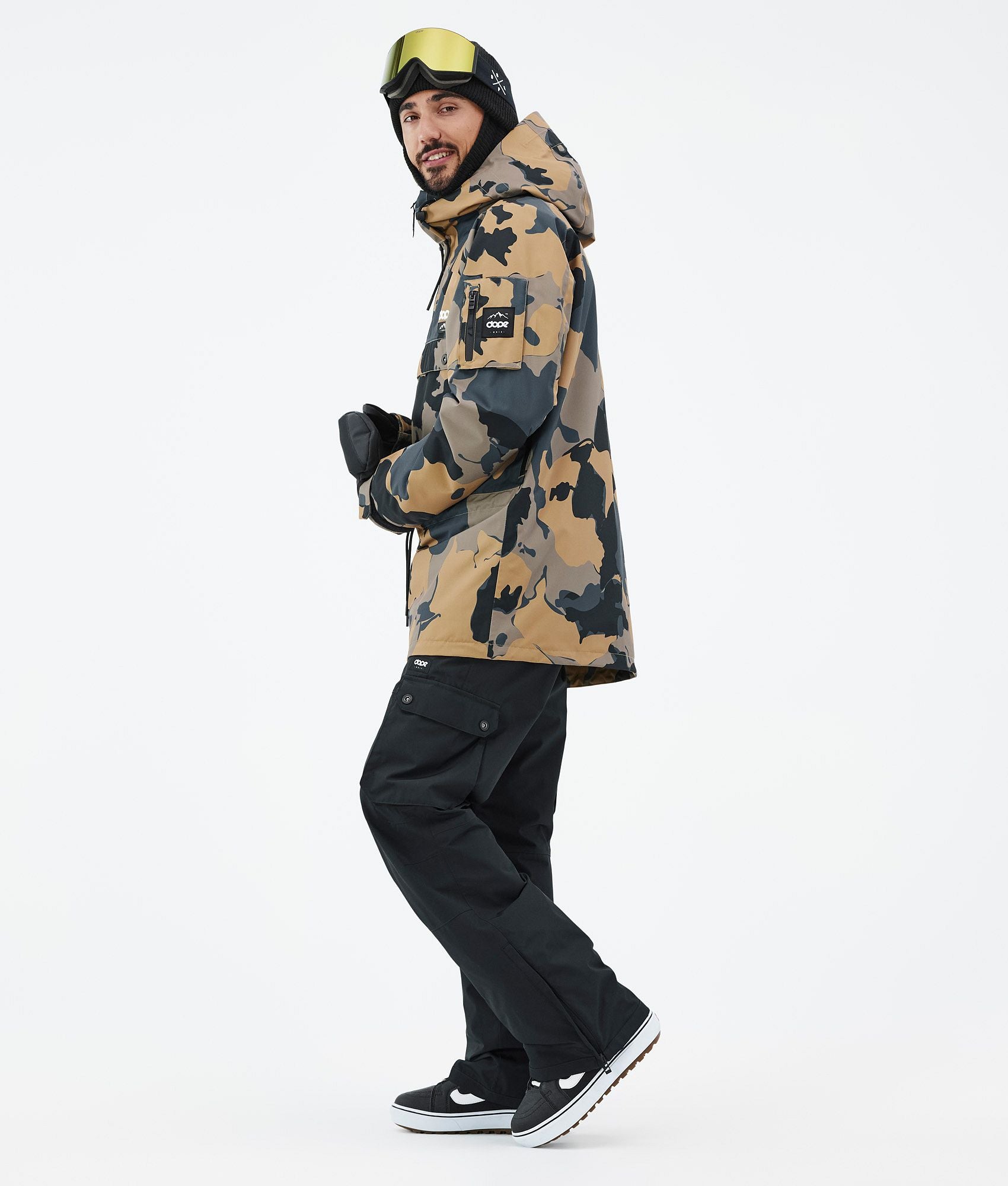 Snowboard Jacket For Men Walnut Camo