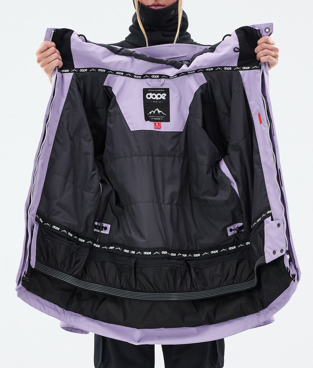 Snowboard Jacket For Women Faded Violet