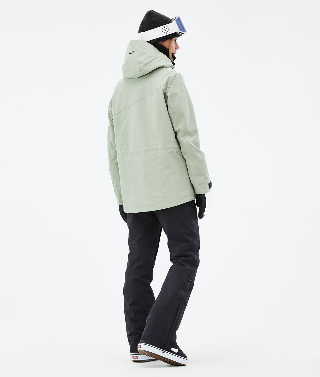 Snowboard Jacket For Women Soft Green