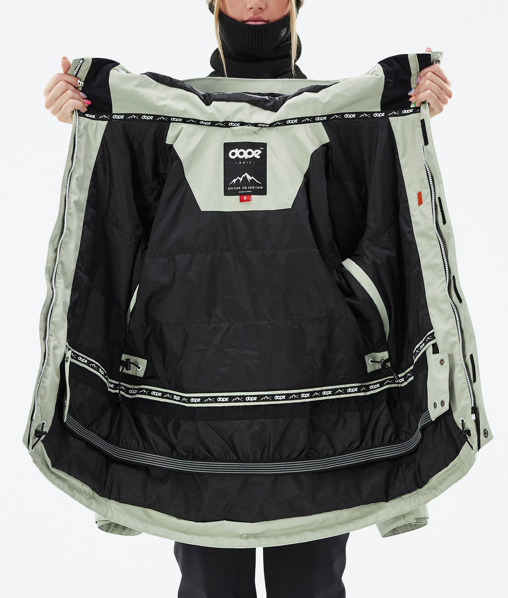 Snowboard Jacket For Women Soft Green