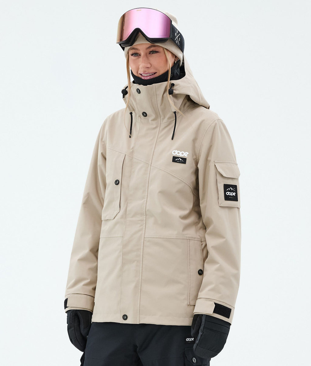 Snowboard Jacket For Women Sand