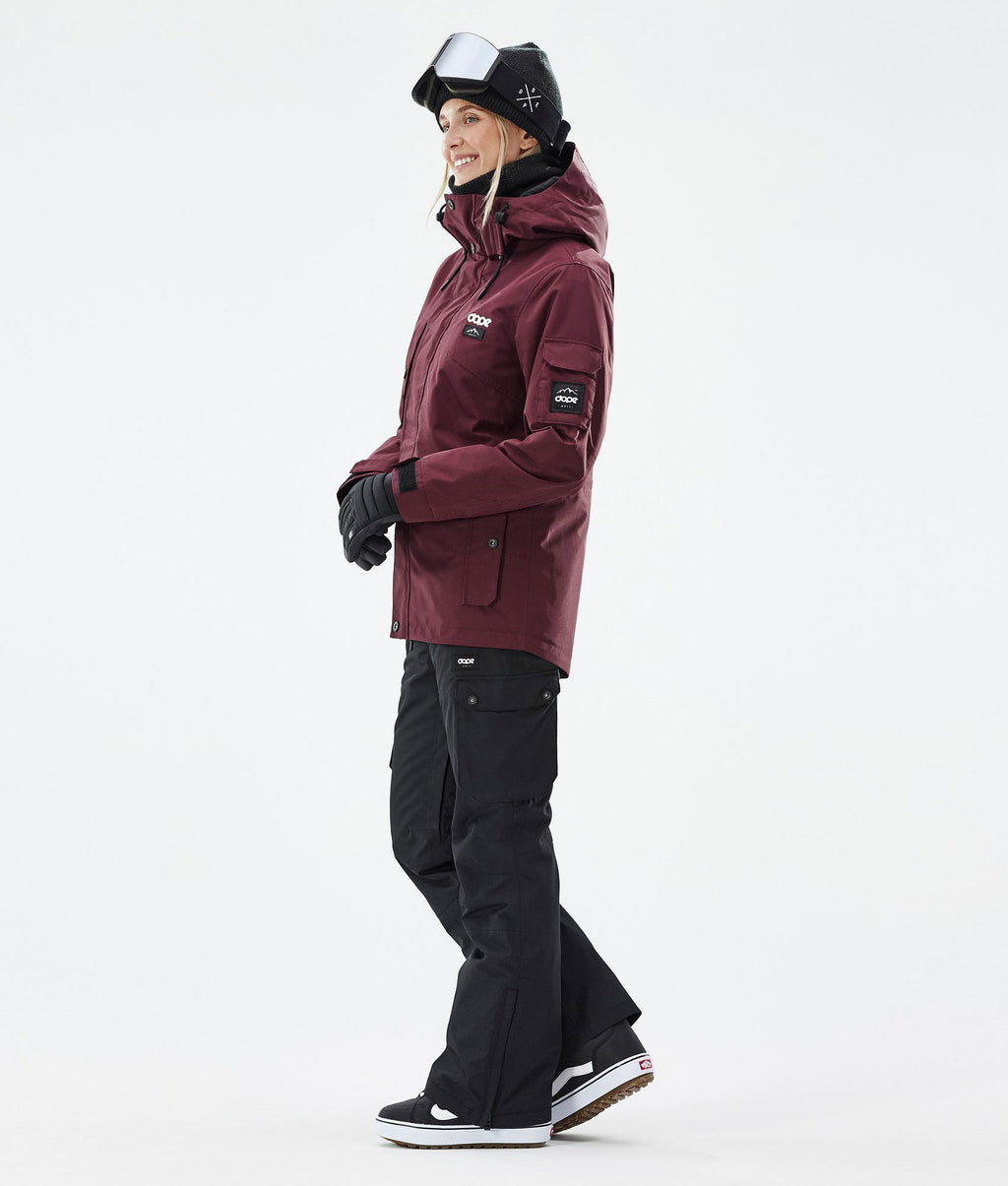 Snowboard Jacket For Women Don Burgundy