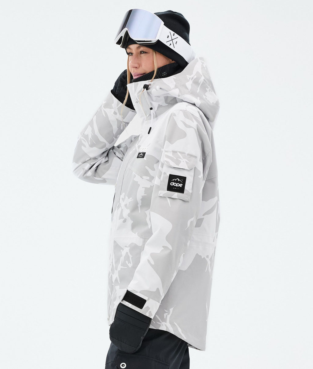 Snowboard Jacket For Women Grey Camo