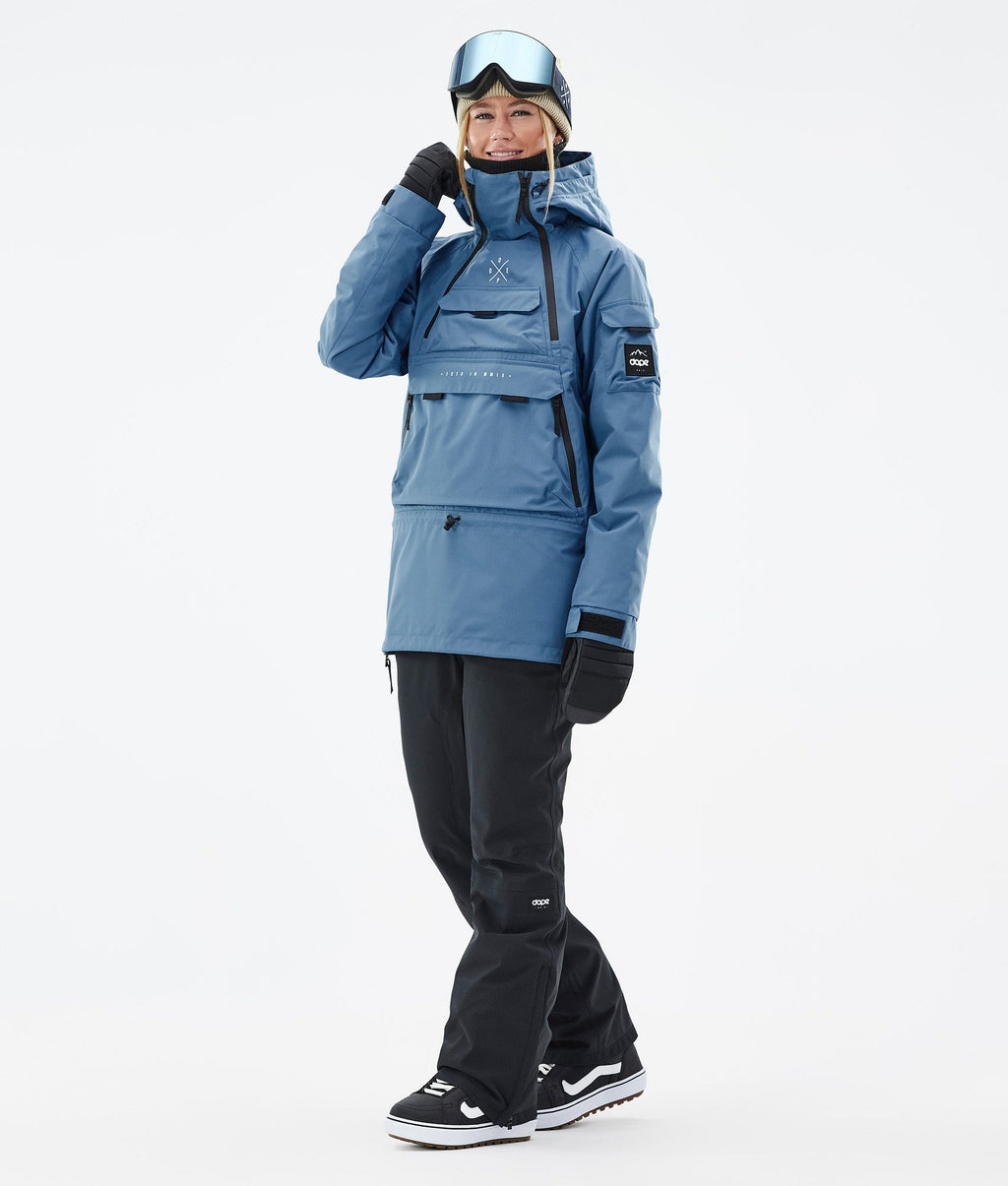 Snowboard Jacket For Women Blue Steel