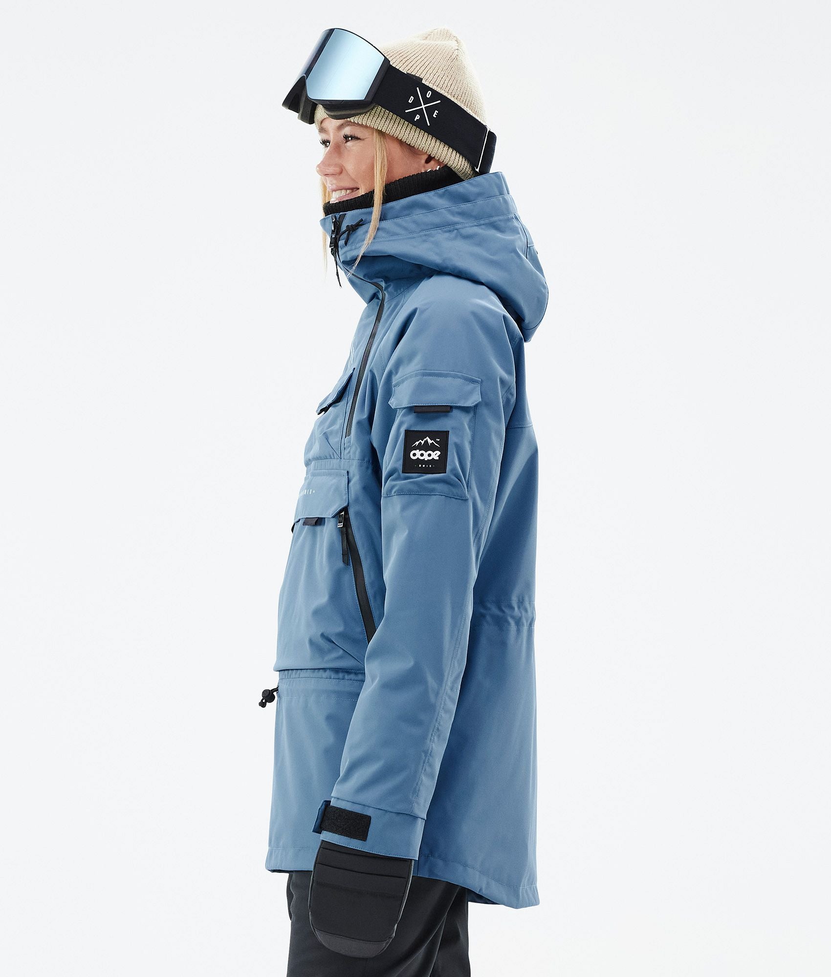 Snowboard Jacket For Women Blue Steel