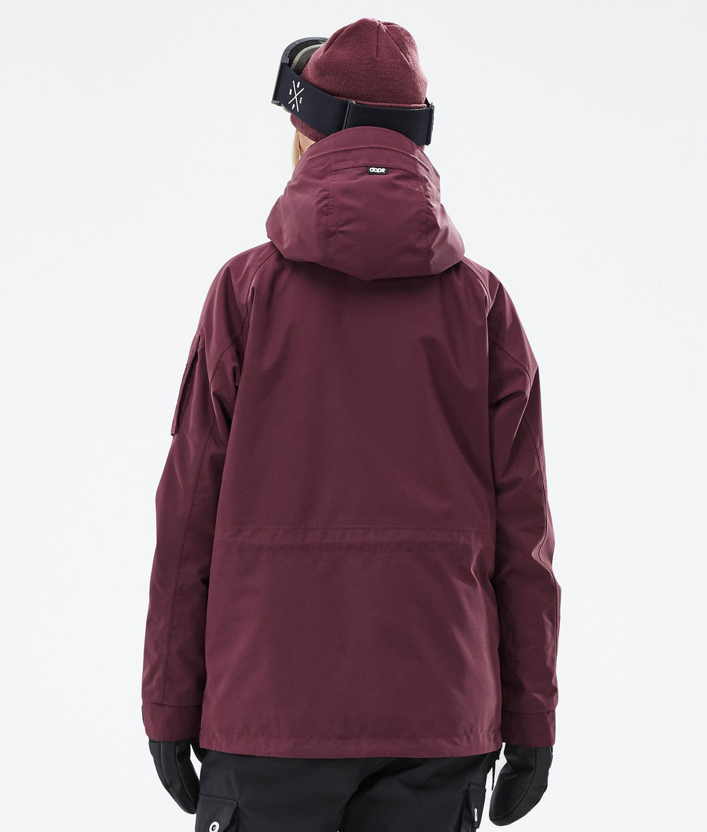 Snowboard Jacket For Women Don Burgundy