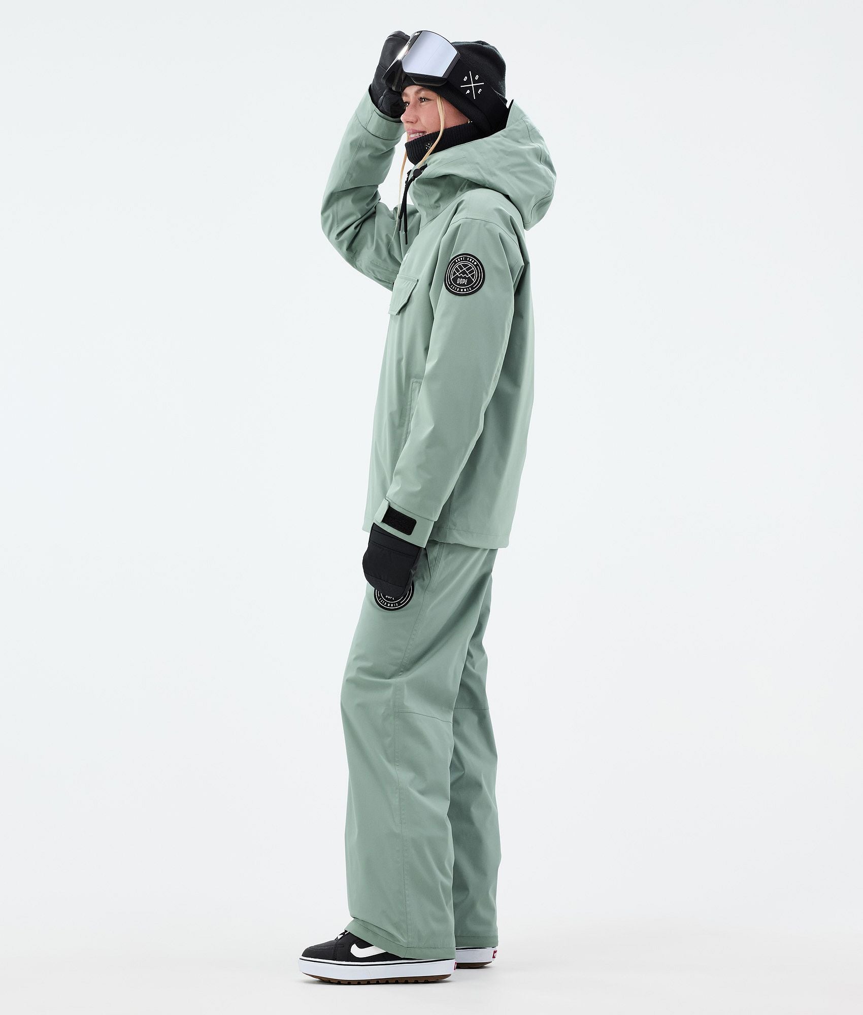 Snowboard Jacket For Women Faded Green