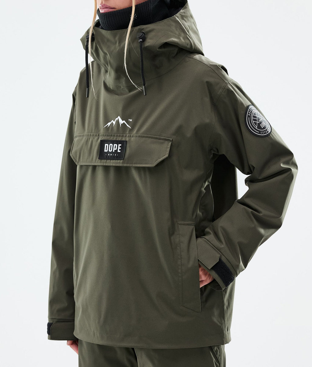 Snowboard Jacket For Women Olive Green