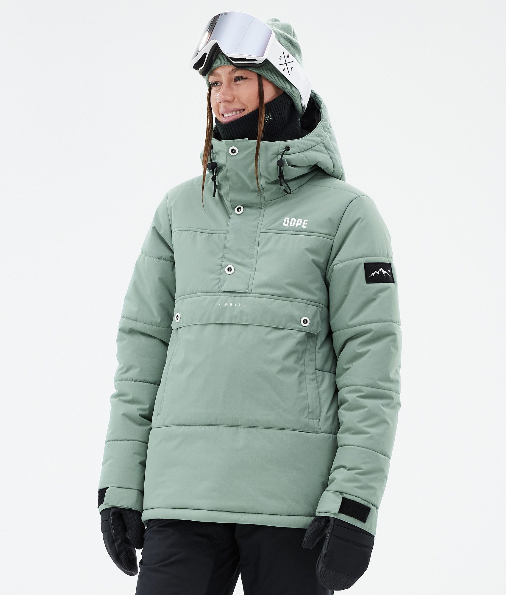 Snowboard Jacket For Women Faded Green