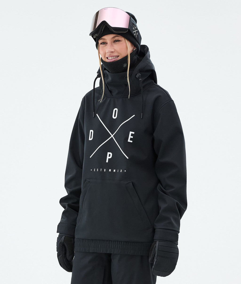 Snowboard Jacket For Women 2X-Up Black