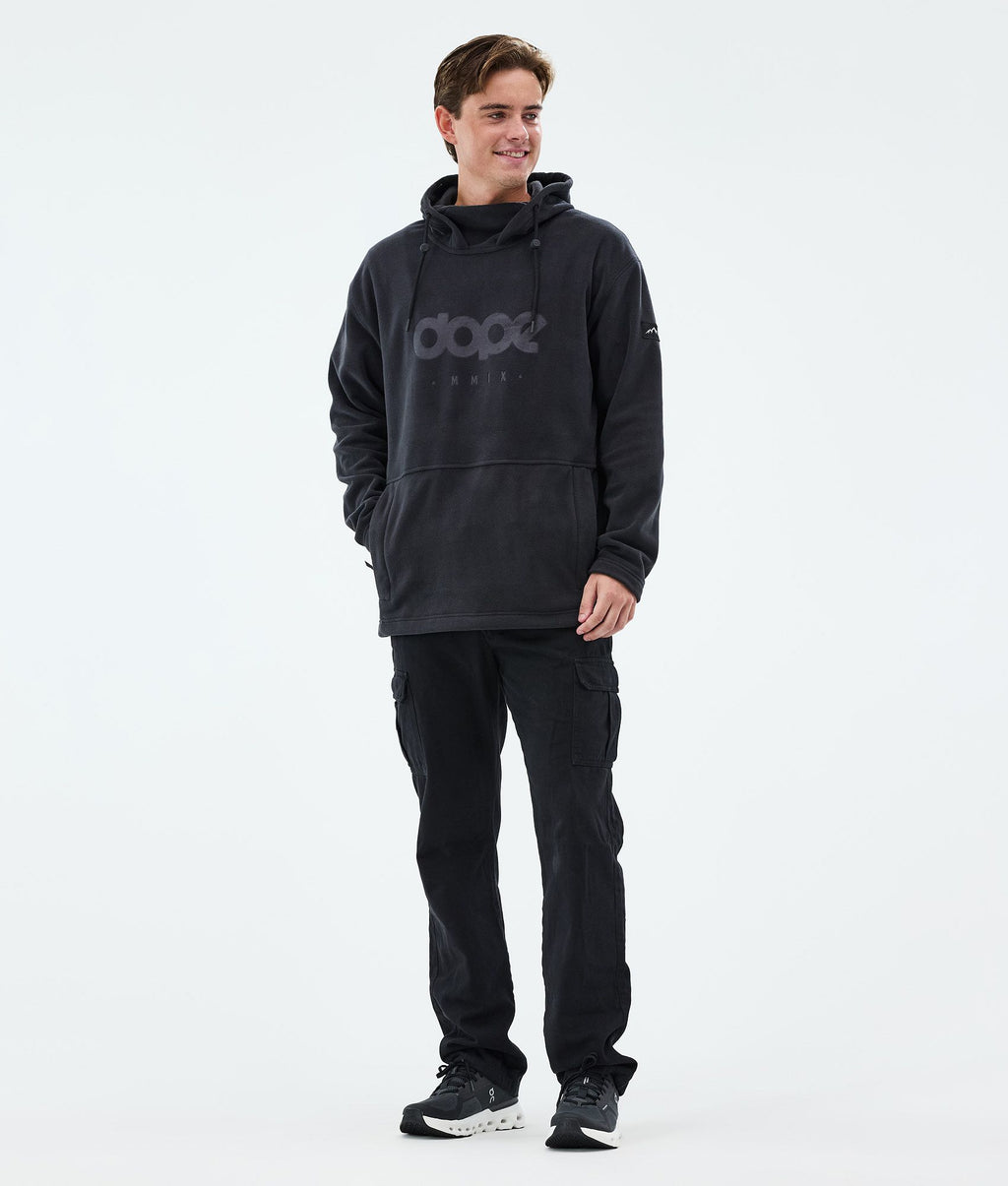Fleece Hoodie For Men Black