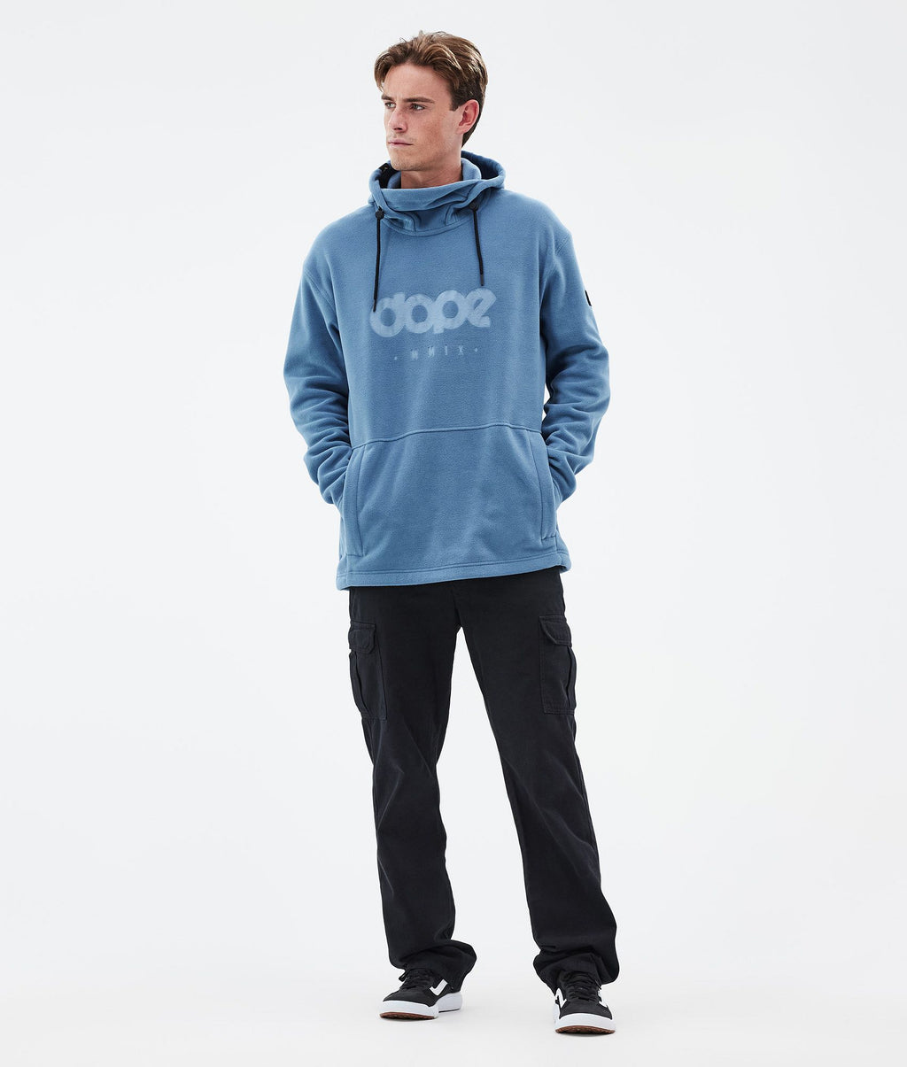 Fleece Hoodie For Men Blue Steel