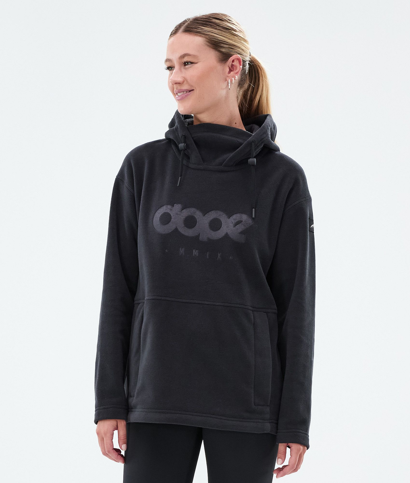 Fleece Hoodie For Women Black