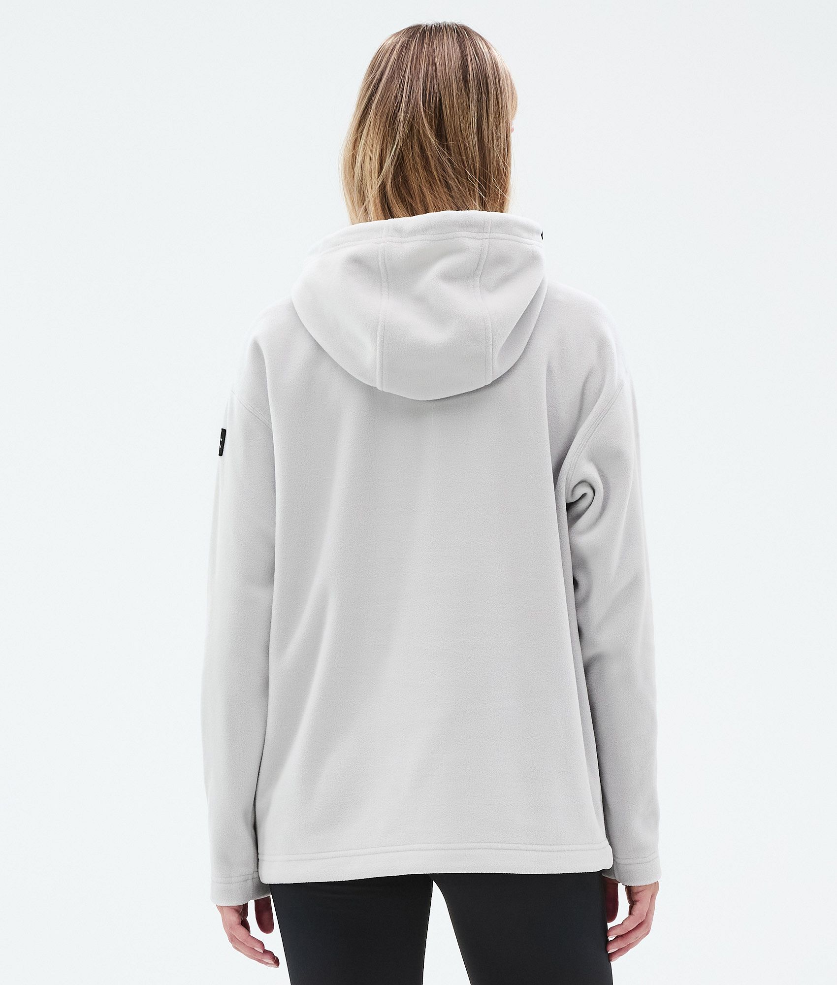Fleece Hoodie For Women Light Grey