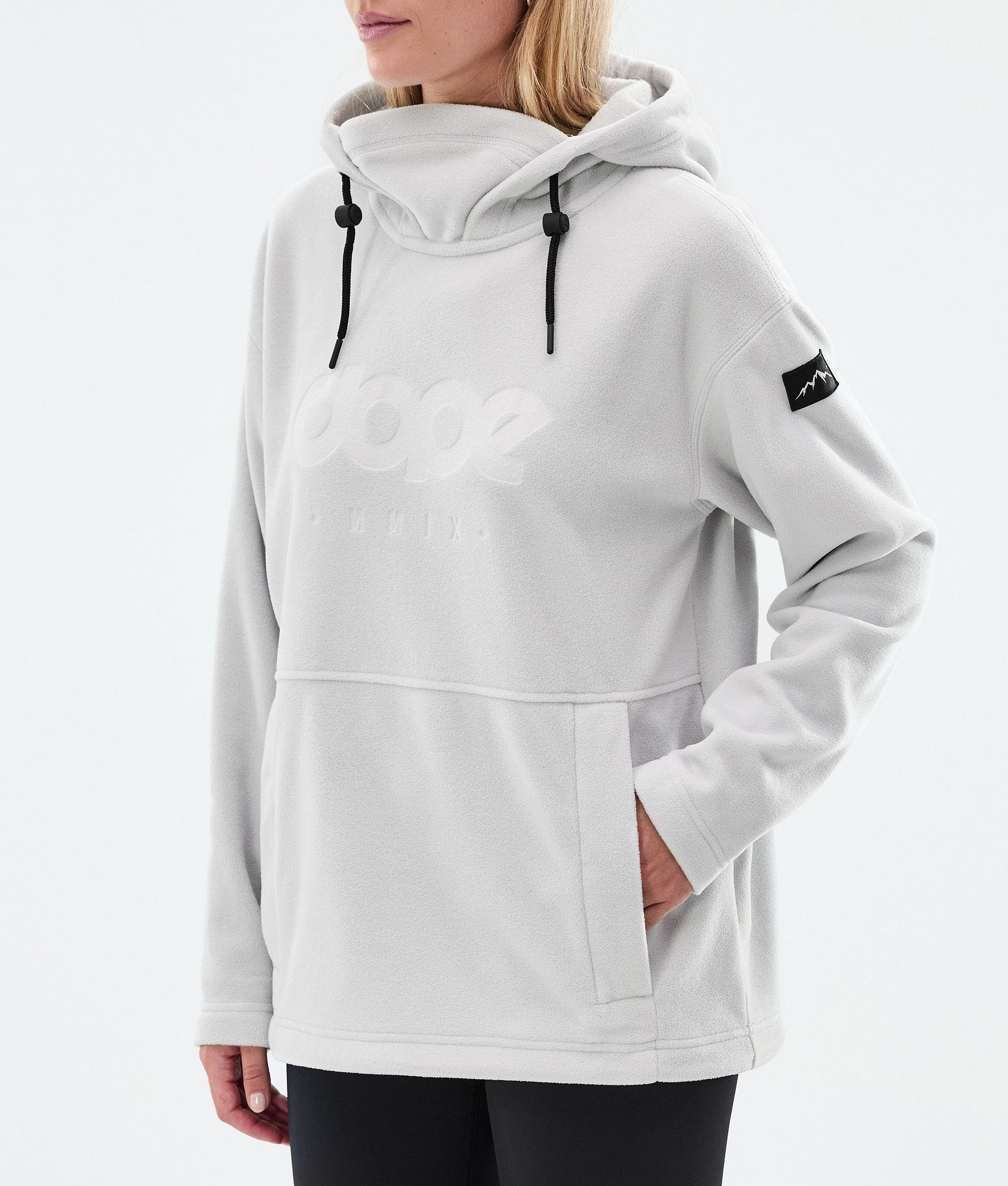 Fleece Hoodie For Women Light Grey