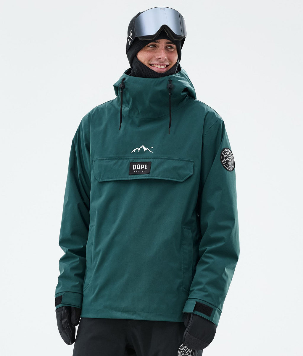 Snowboard Jacket For Men Bottle Green