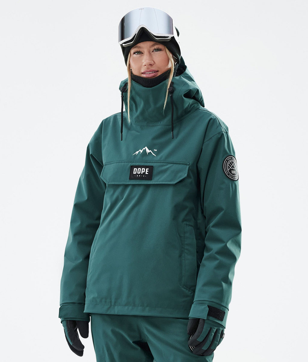 Snowboard Jacket For Women Bottle Green