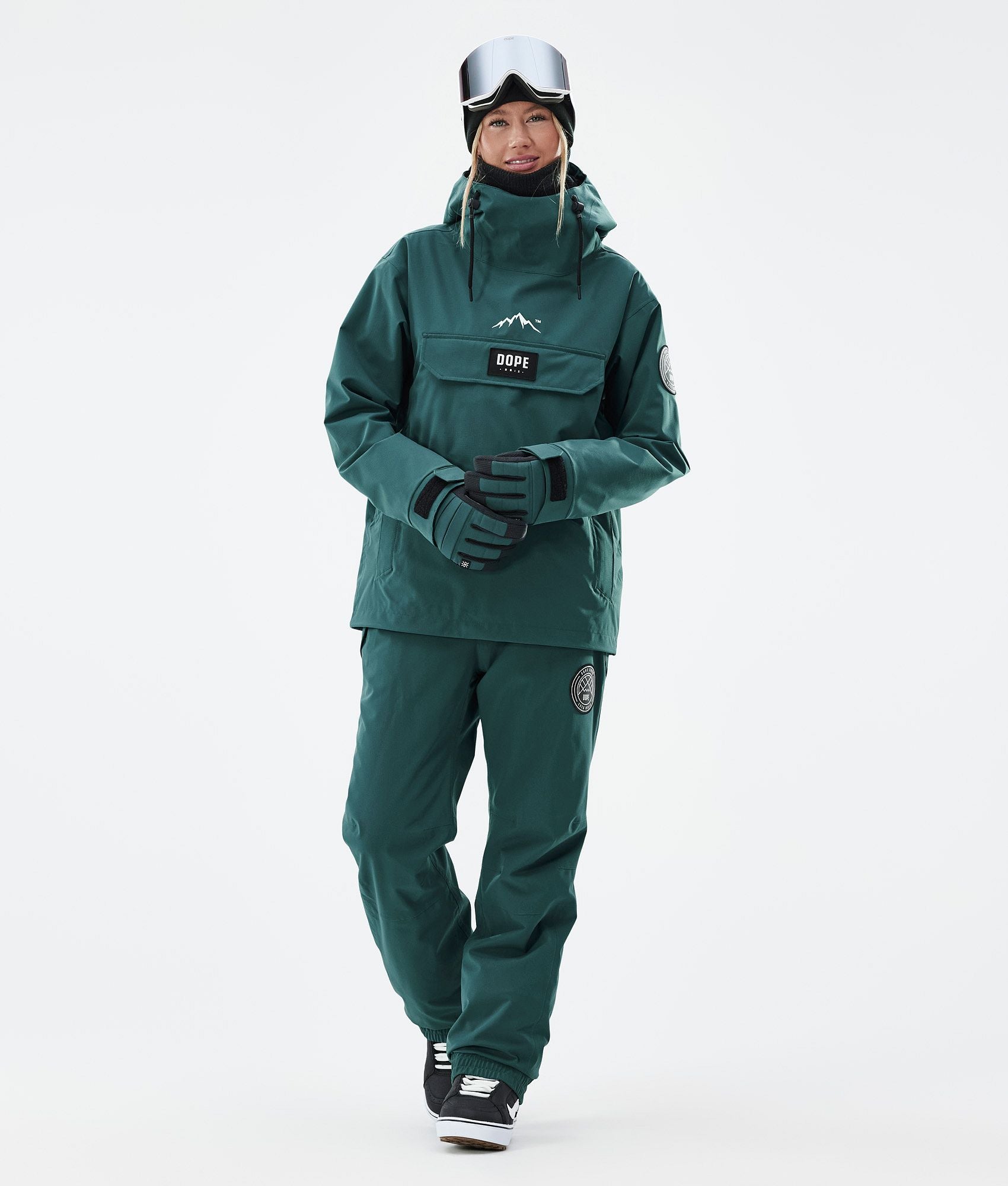 Snowboard Jacket For Women Bottle Green