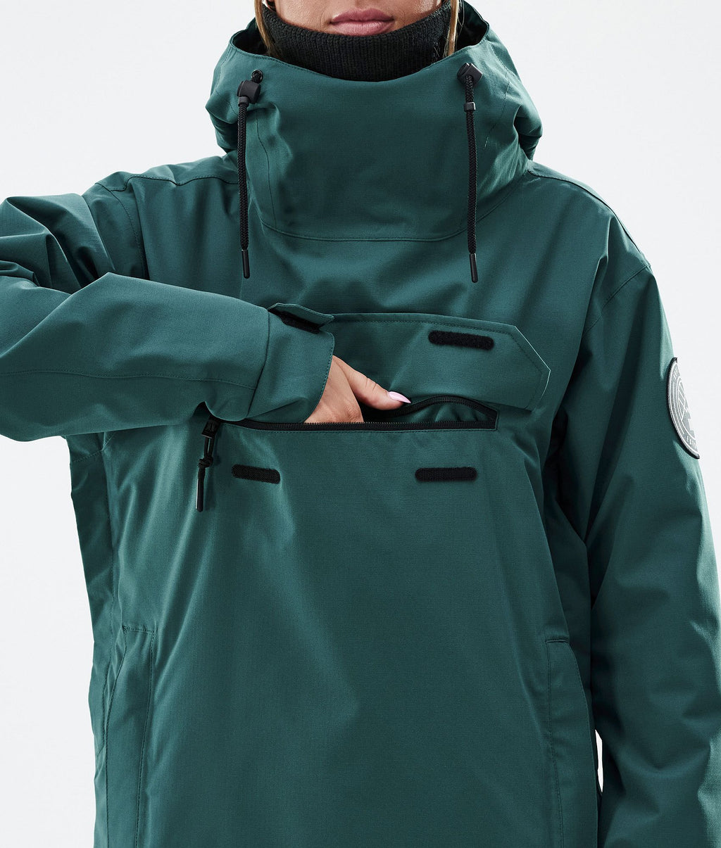 Snowboard Jacket For Women Bottle Green
