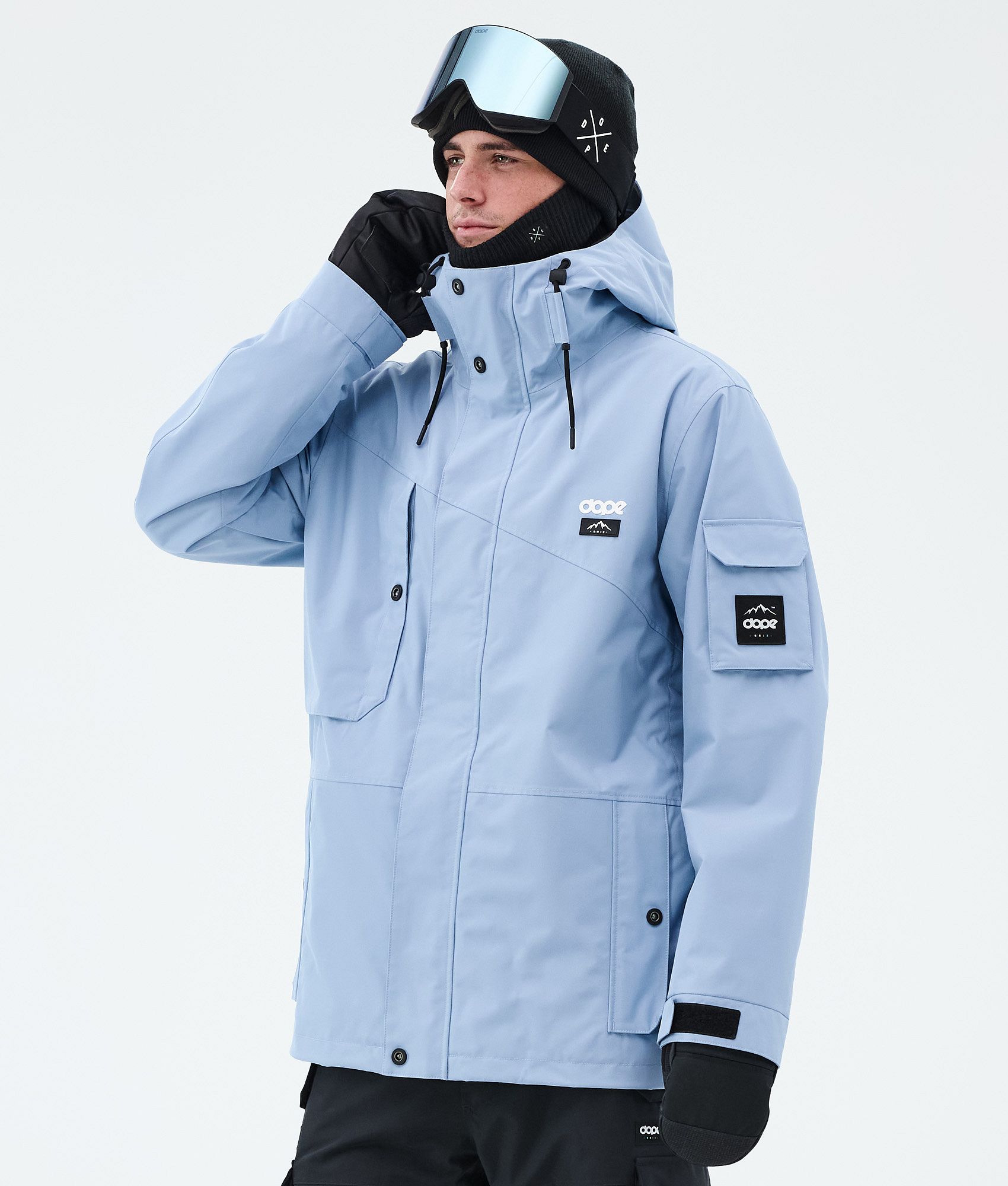 Snowboard Jacket For Men Light Blue