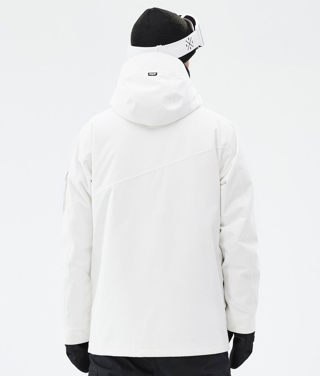 Snowboard Jacket For Men Old White