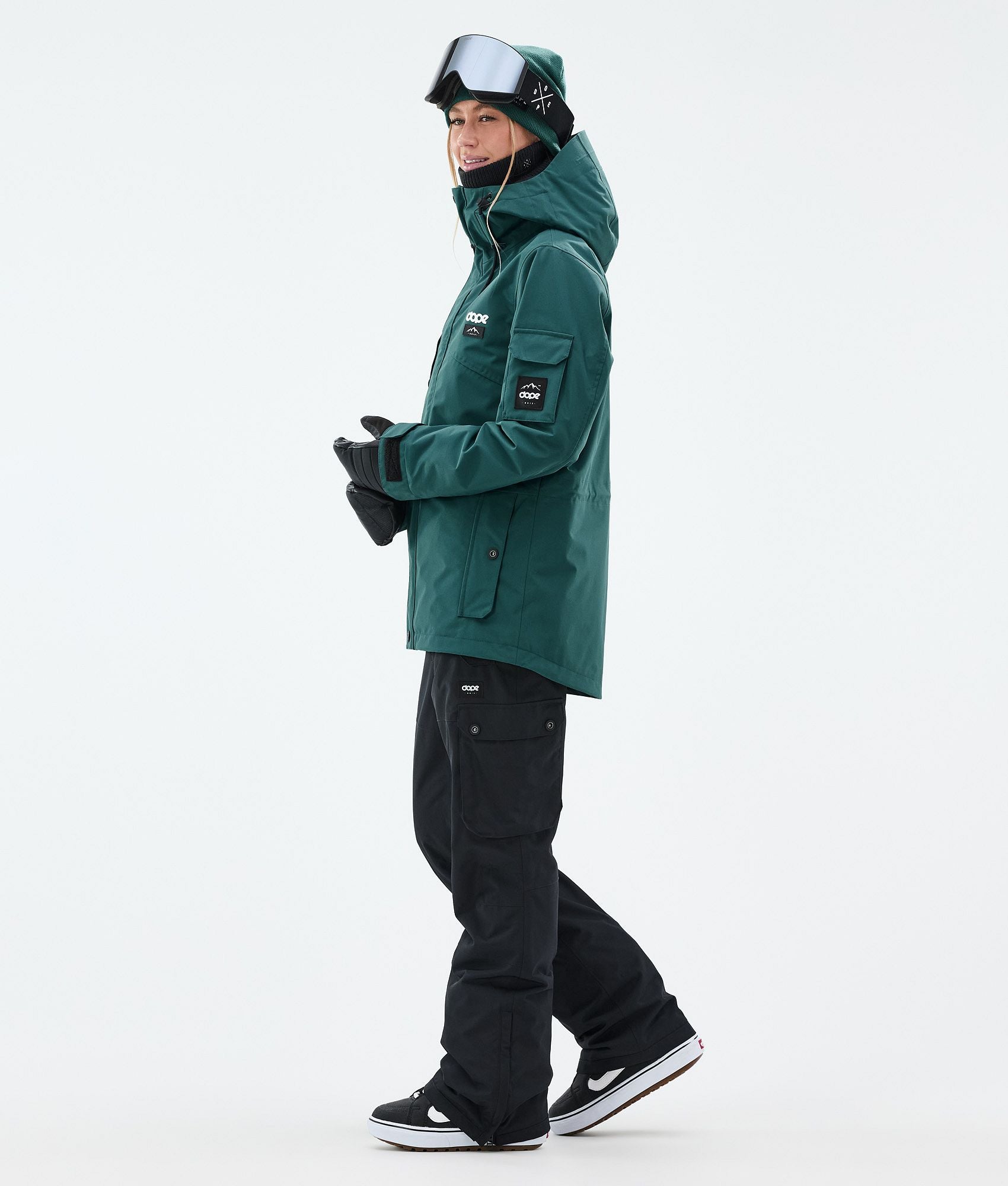 Snowboard Jacket For Women Bottle Green