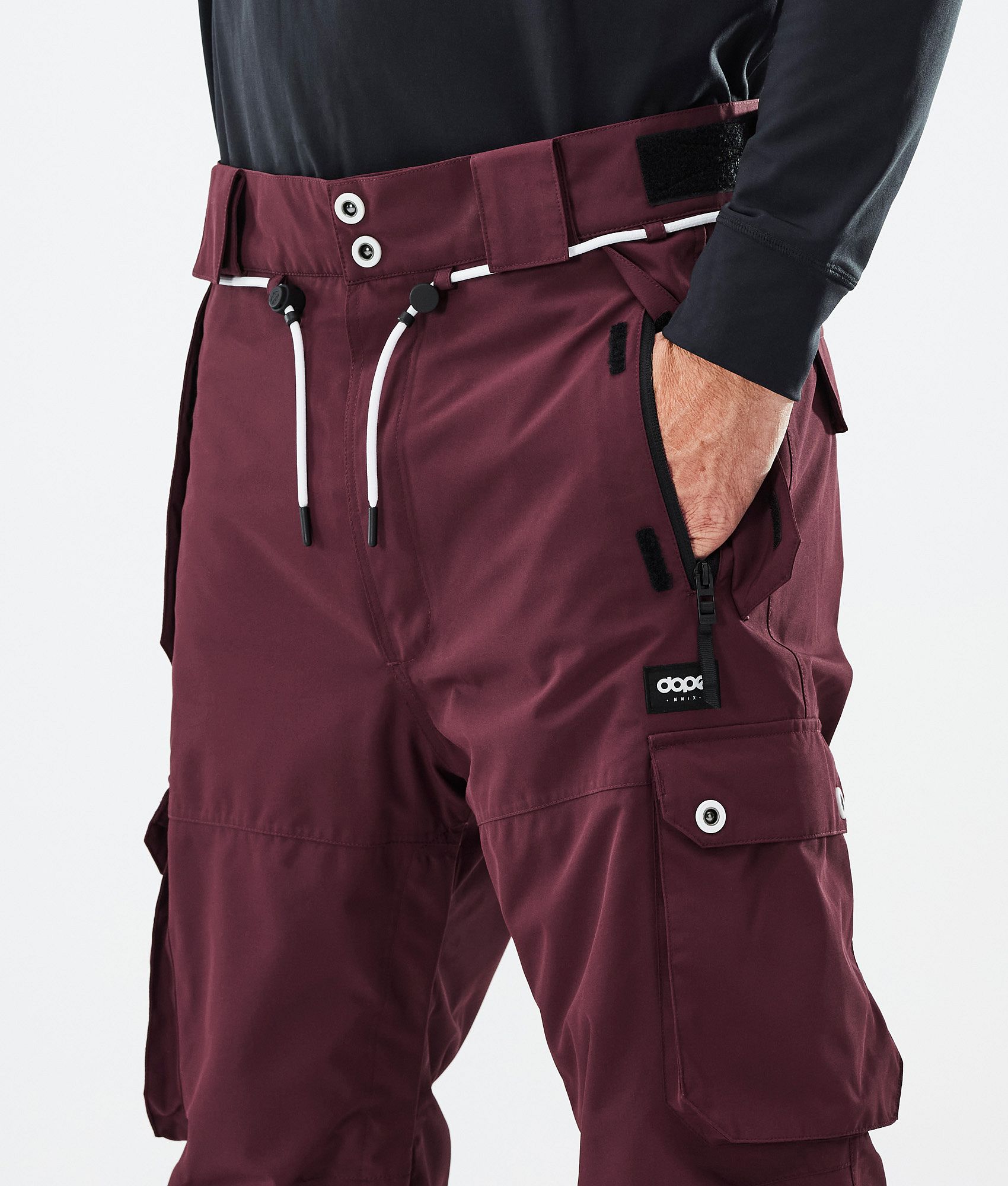 Snowboard Pants For Men Burgundy