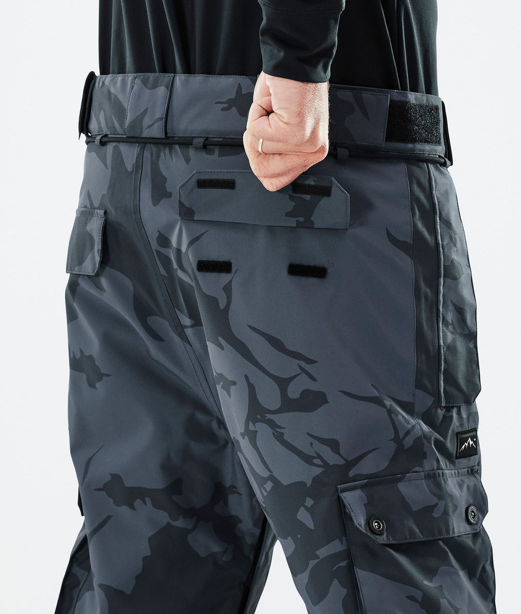 Snowboard Pants For Men Metal Blue Camo