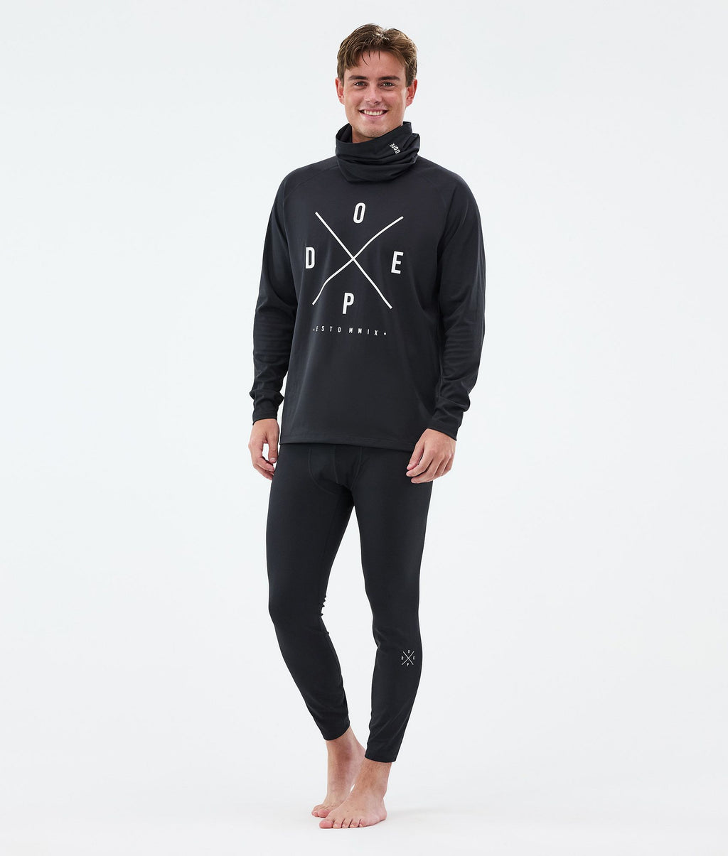 Base Layer Top For Men 2X-Up Black